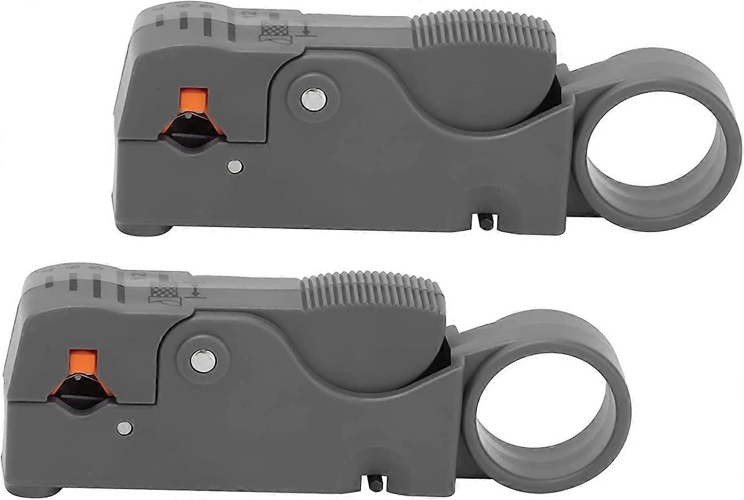 Coaxial Cable Stripping Tool, Wire Stripper Double Blade Design