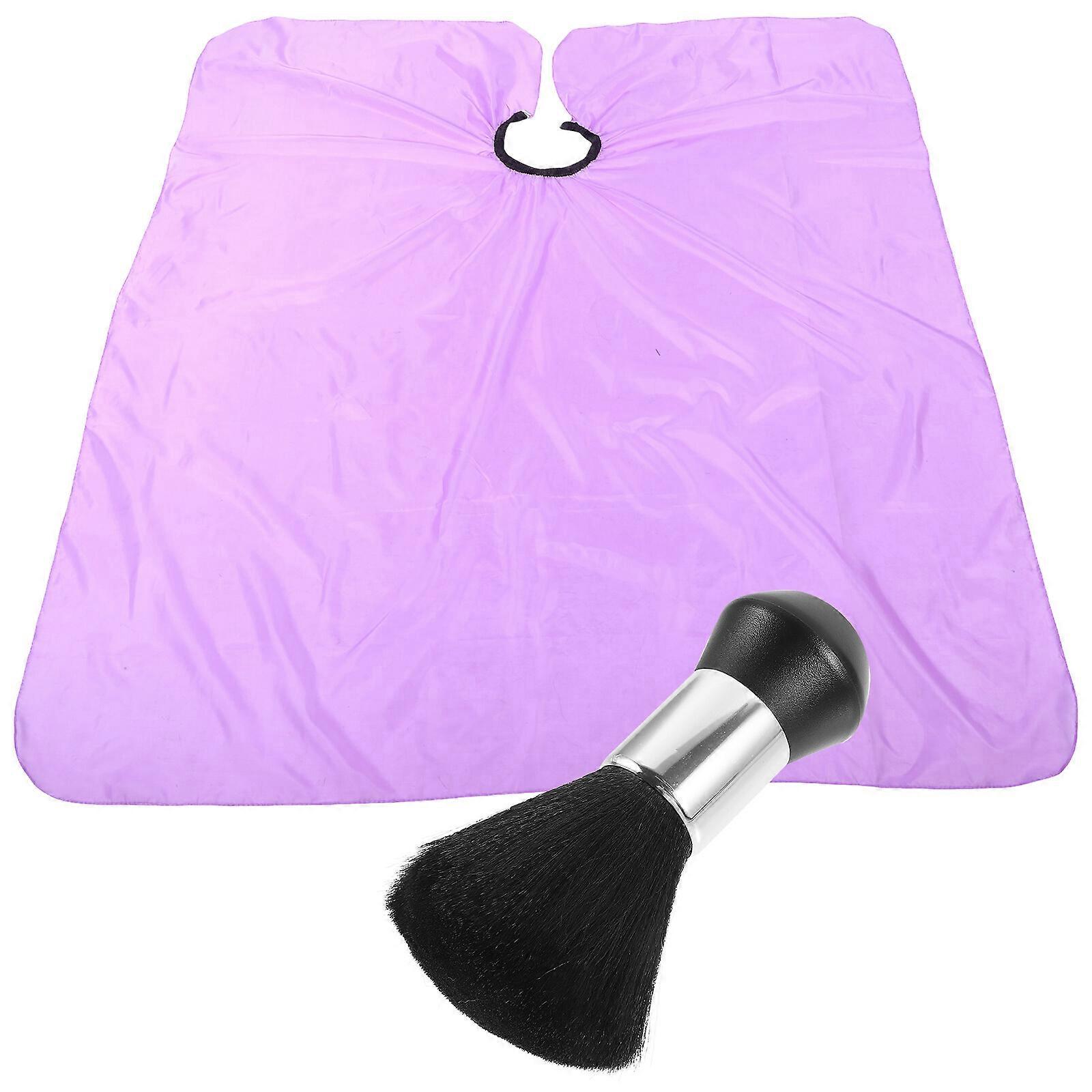 1 Set Corte de Cabelo Cabo Barbeiro Cabeleireiro Cabo Cabeleireiro Corte de Cabelo Cabo com Escova Duster Pescoço