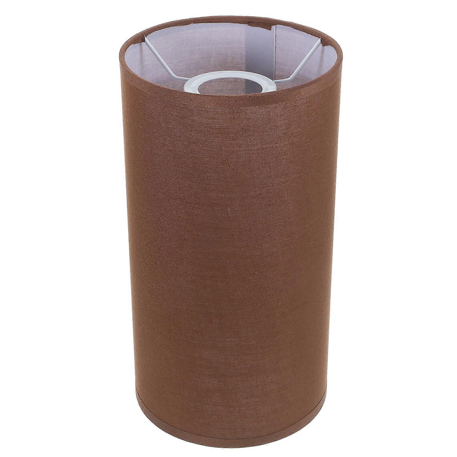 Drum Shaped Lampshade Cylinder Construction Lamp Shade Rustic Style Lamp Shade E27