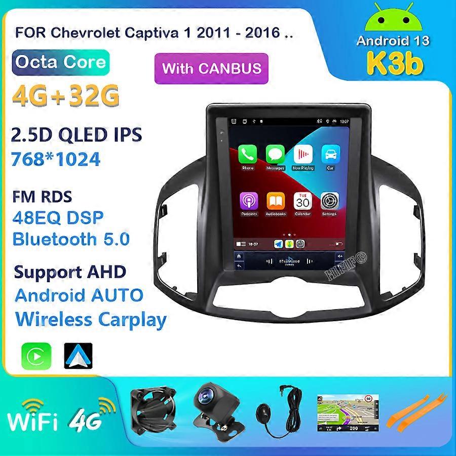 シボレーキャプティバ1 2012-2017テスラスタイルのカーステレオマルチメディアビデオプレーヤーGPSのカーラジオAndroidオートラジオ