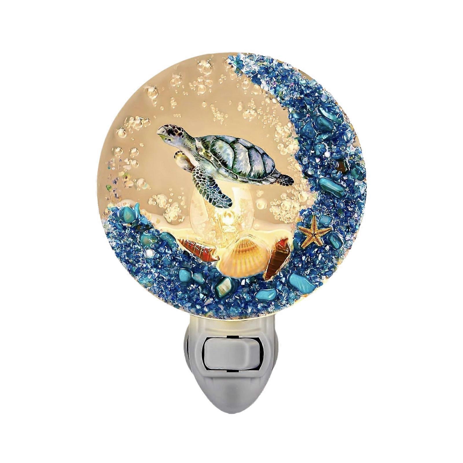 Creative Night Light Ocean Night Light Wall Light Shell Acrylic Plane Scene Decoration