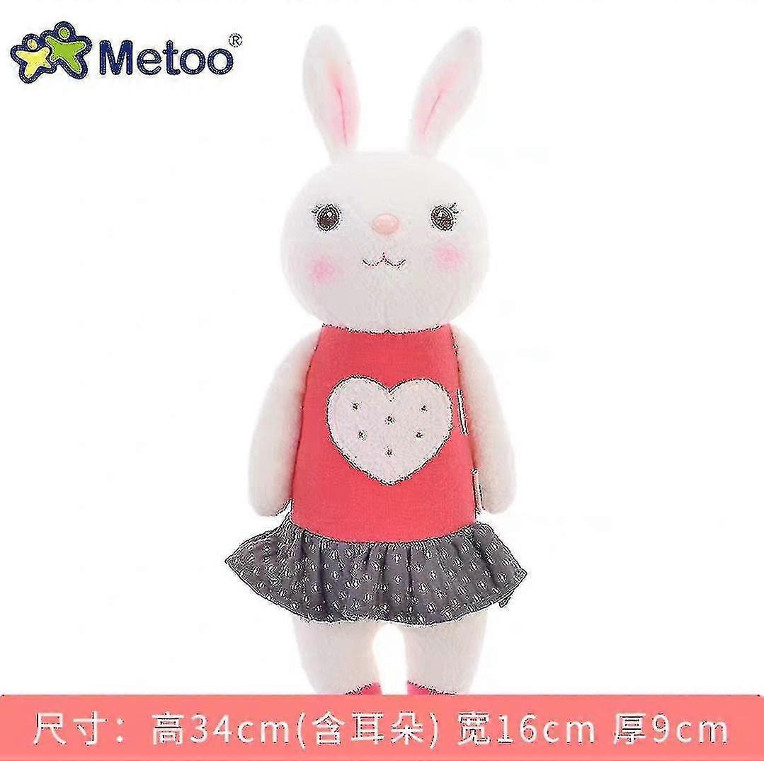 لطيف دمية دمية طفل أفخم لعبة ليتل الأبيض أرنب دمية فتاة صديق هدية الطفل