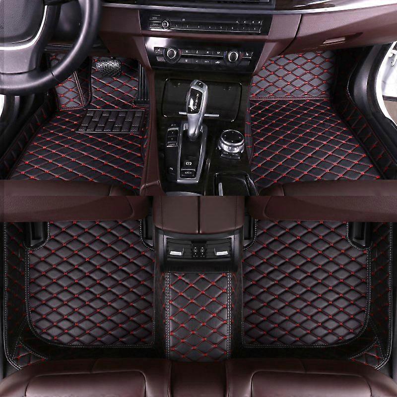 Custom Car Floor Mats for BMW 5 Series Four Door SedanE60 F10 G30 Single Layer Foot Pads Carpet Coverage Interior Accessories
