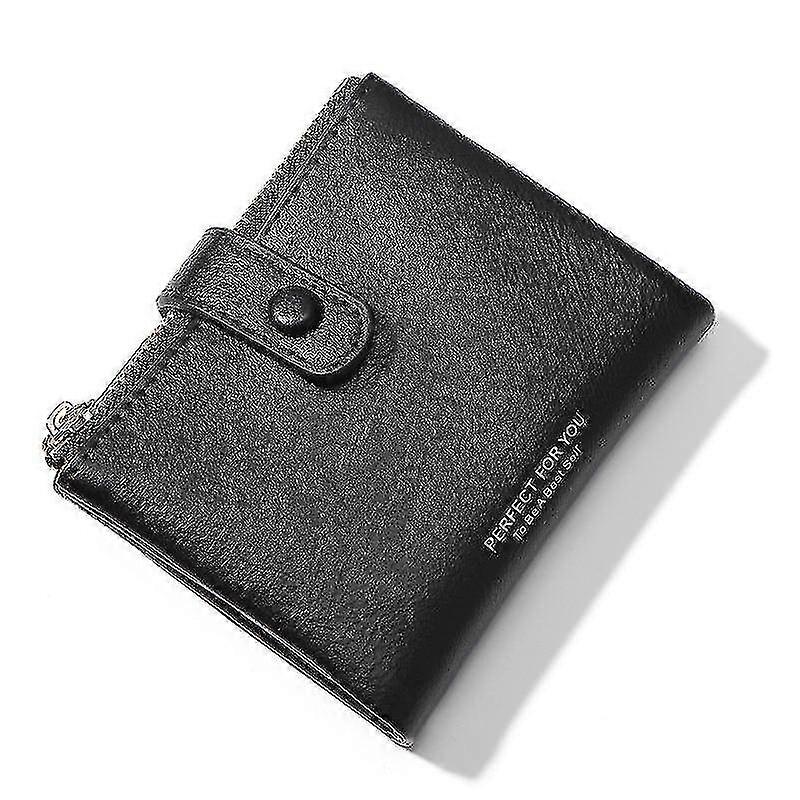 pu Leather- Two Zipper Pocket, Card Holder Wallets