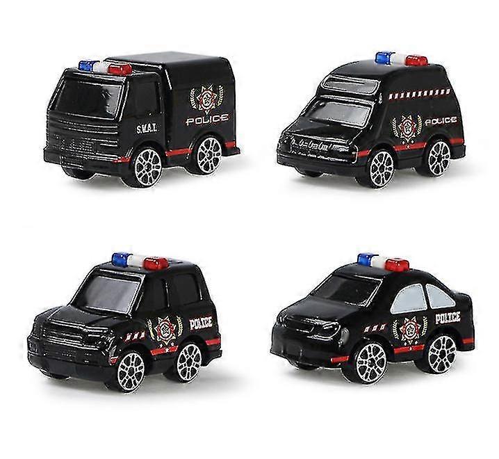 4pcs Pull Back Sliding Alloy Car, Children's Toy Car Model