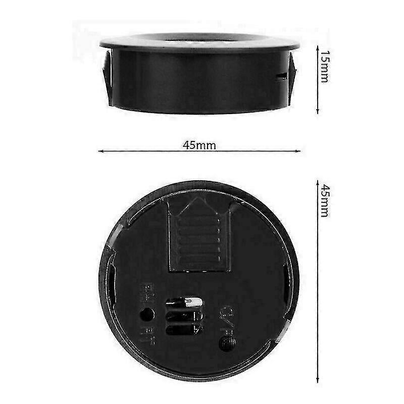 4pcs Mini Lcd Display Round Digital