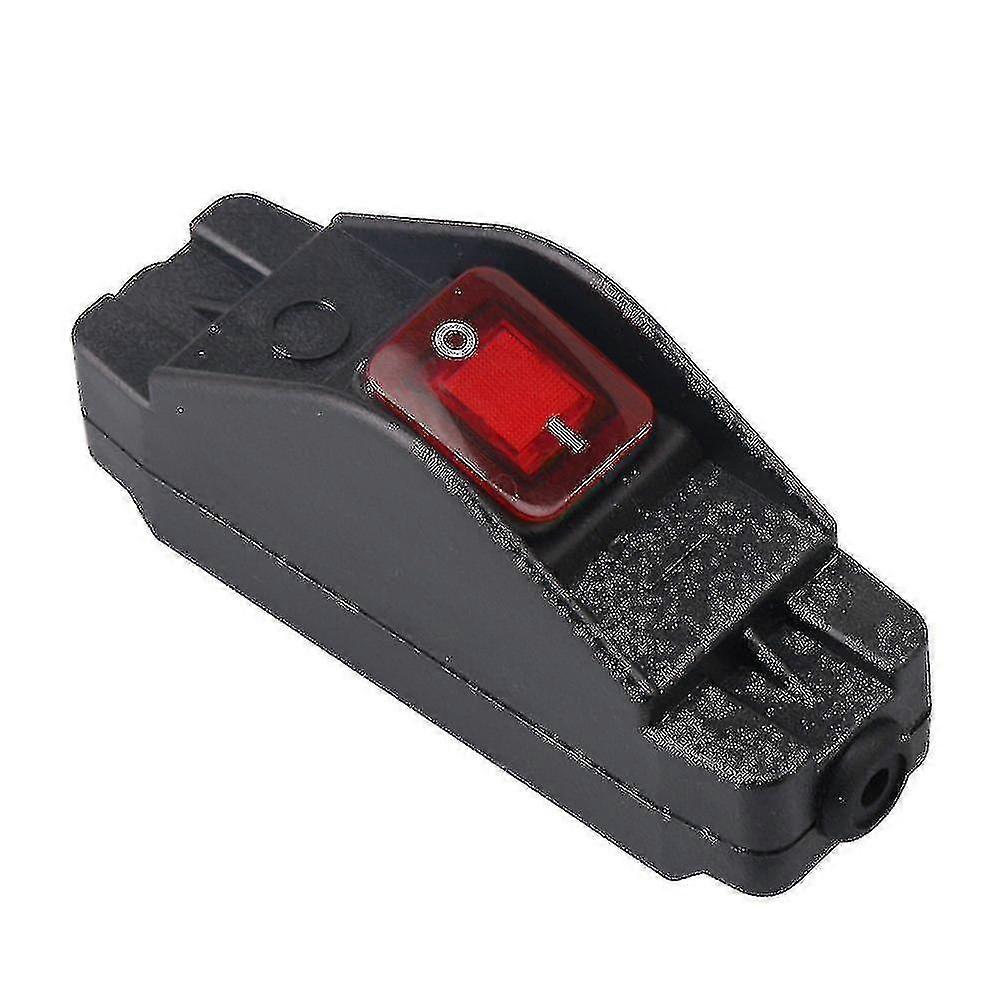 Ip65 Button Inline Cord Switch Waterproof Black On/off Switch 30a 220v