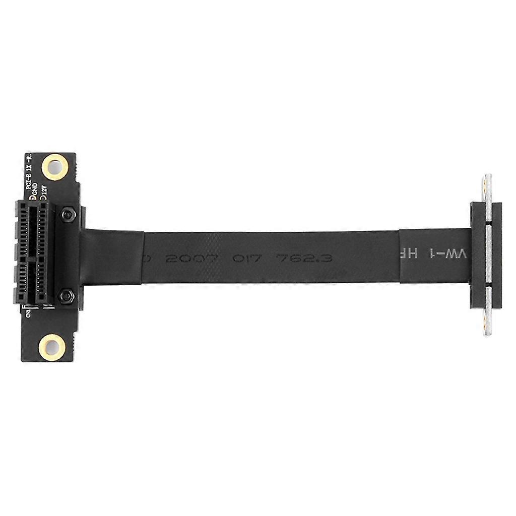 PCIE X1 Riser Extender Dual 90 Degree Right Angle PCIe 3.0 x1 to x1 Extension