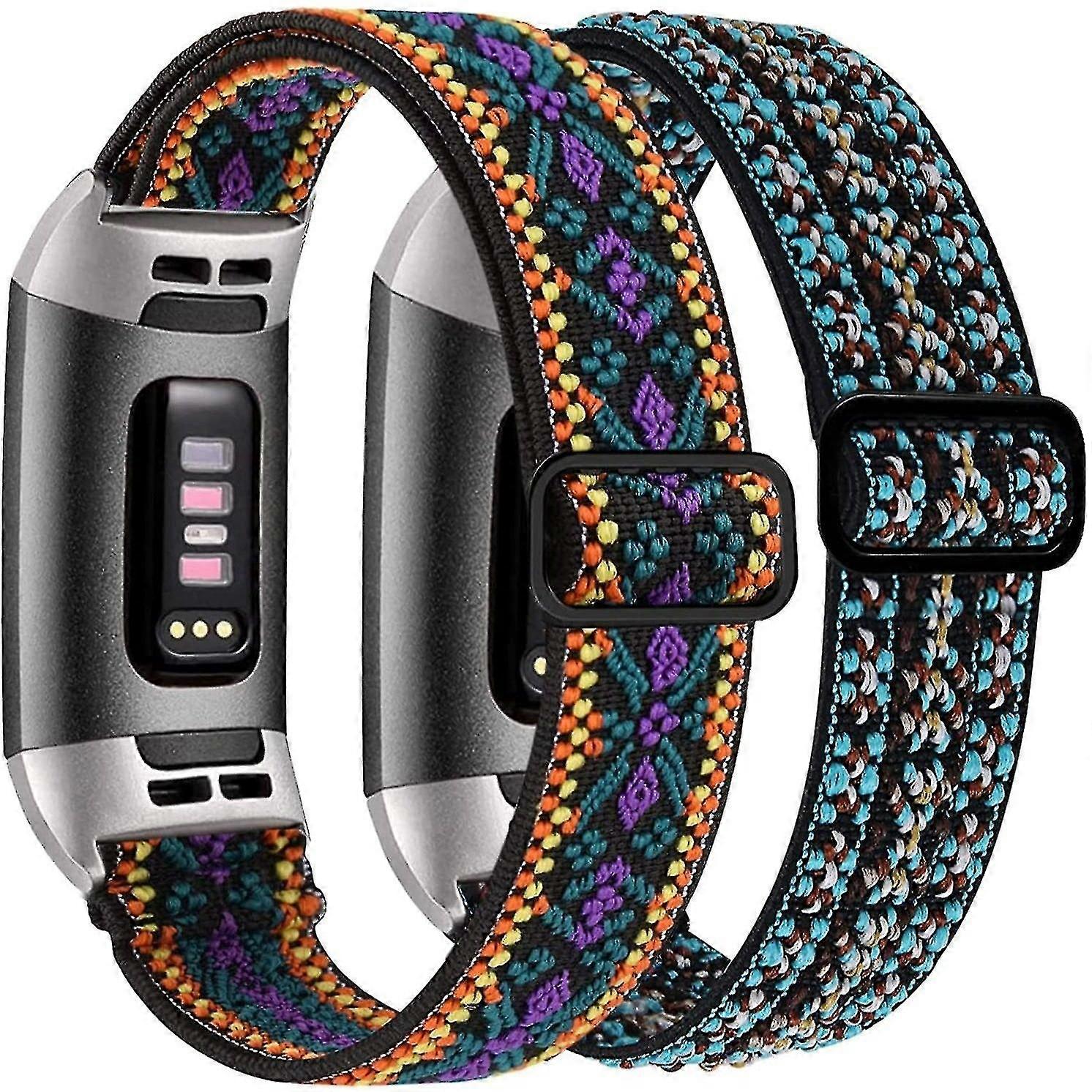 Bracelet réglable de remplacement compatible avec Fitbit Charge 4