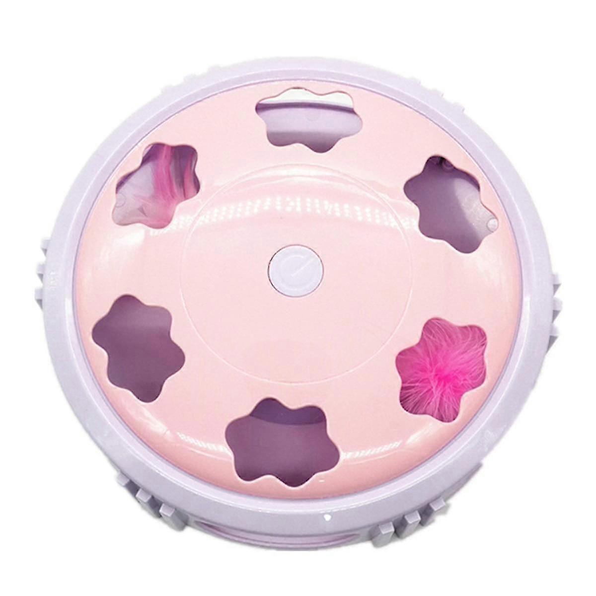 turntable moving mouse scratching feather device electric