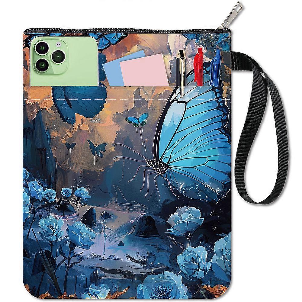Cloth Book Cover Notebook Wraps Rectangle Butterfly 280x220mm