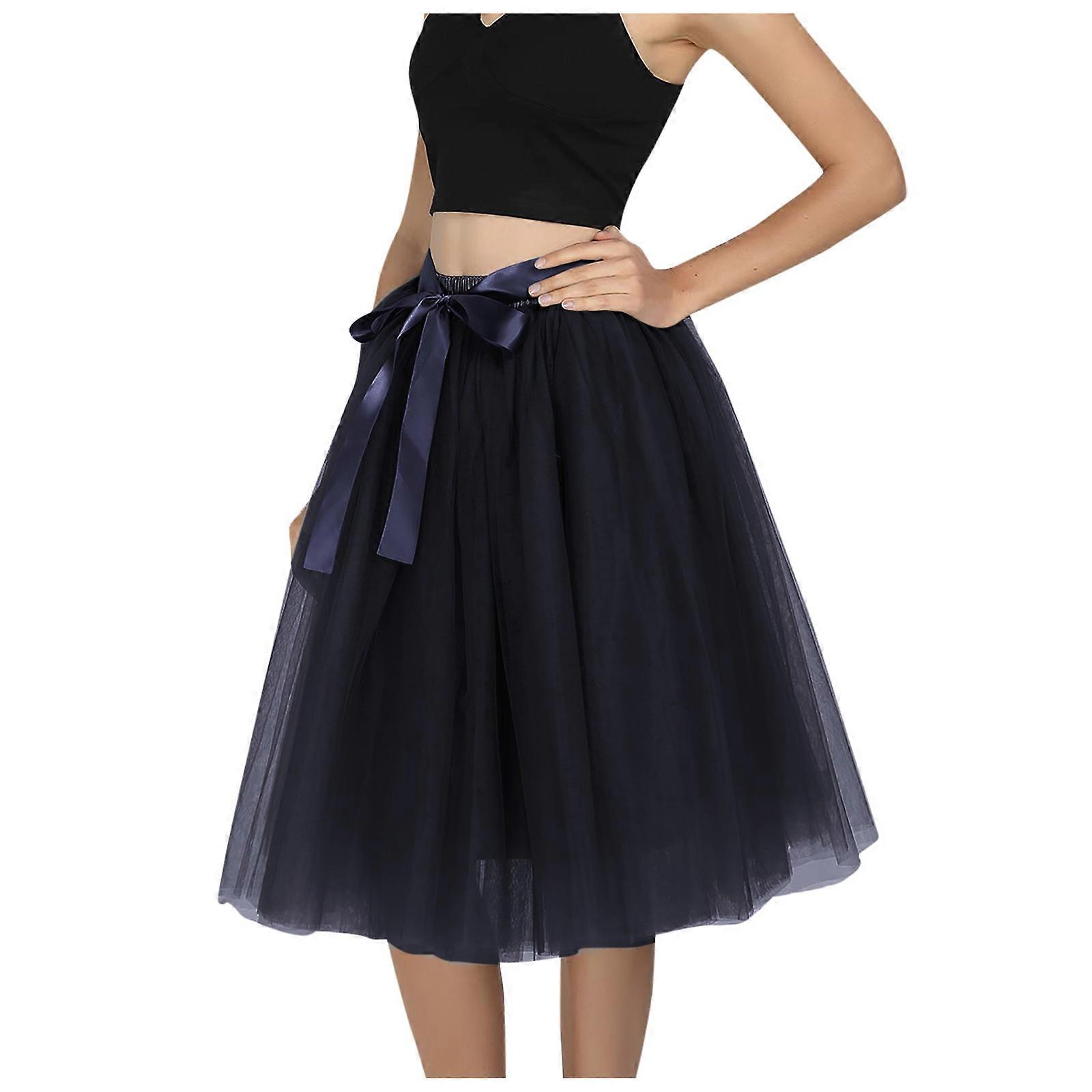 Women's Basic Versatile Stretchy A-line Flared Casual Mini Skater Skirt