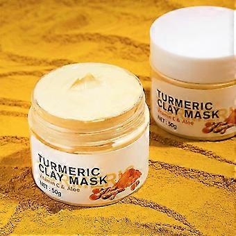 Turmeric Face Mask for Dark Spots, Dull Skin, Skincare Facial Mask for Refining Pores and Controlling Oil, Smooth Skin