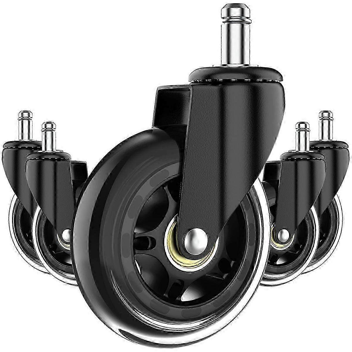 3 Inch Replacement Office Chair Wheels for Work & Gaming Chair