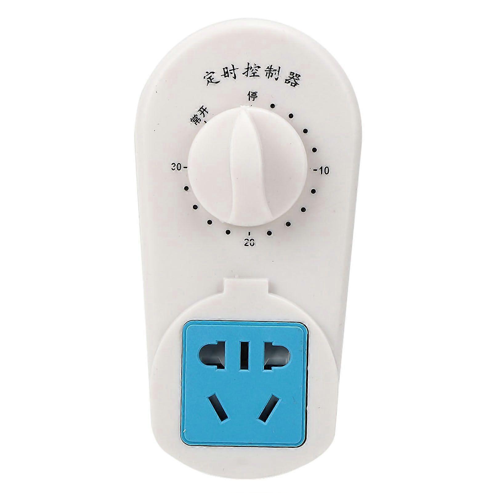 AC 220V 10A Pump Timer Mechanical Time Switch Countdown Control Socket Wall Mount 30Min