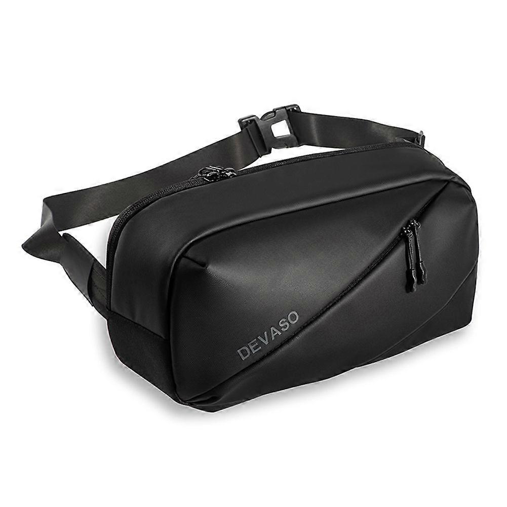 Protective Shoulder Pouch Large Capacity Travel Protective Shoulder Bag PU Leather for DEVASO Steam Deck/ROG ALLY
