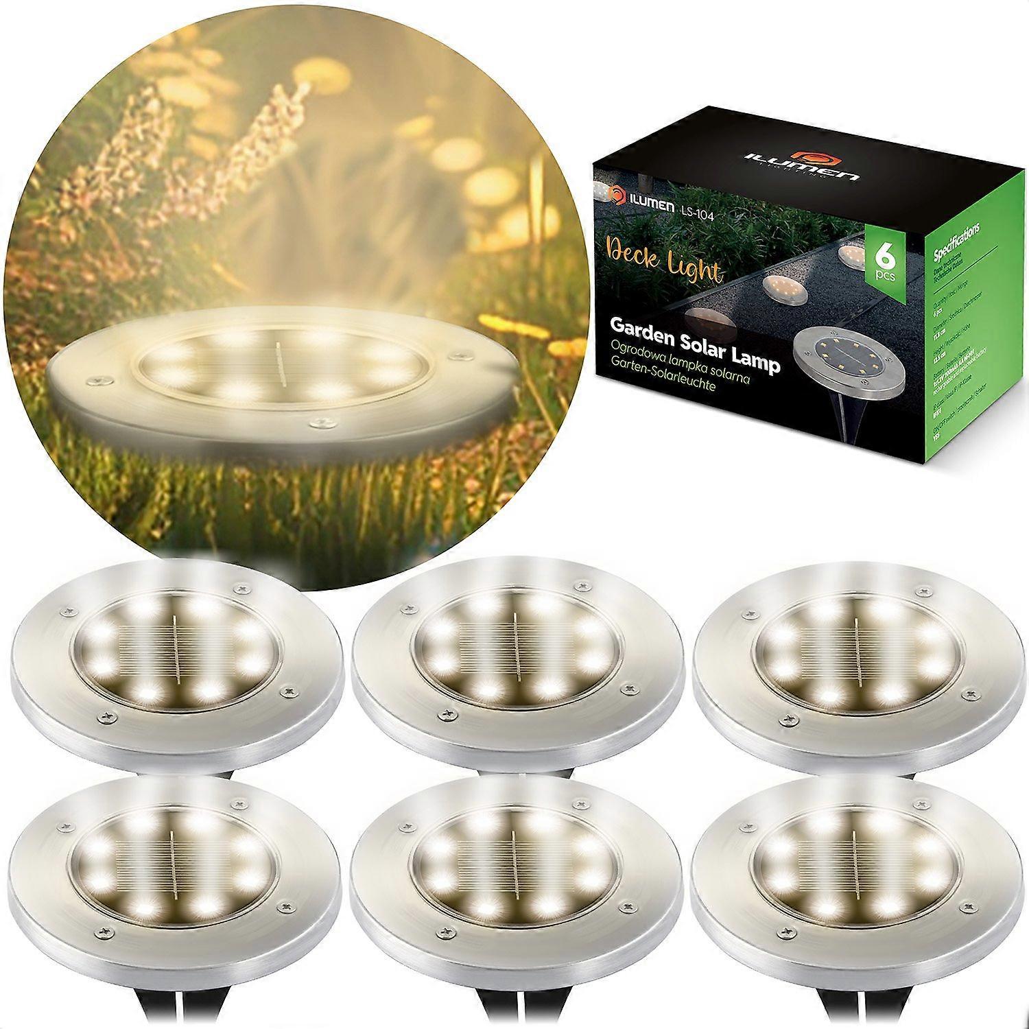 Solar Ground Lamp 6 pcs Ilumen LS-104