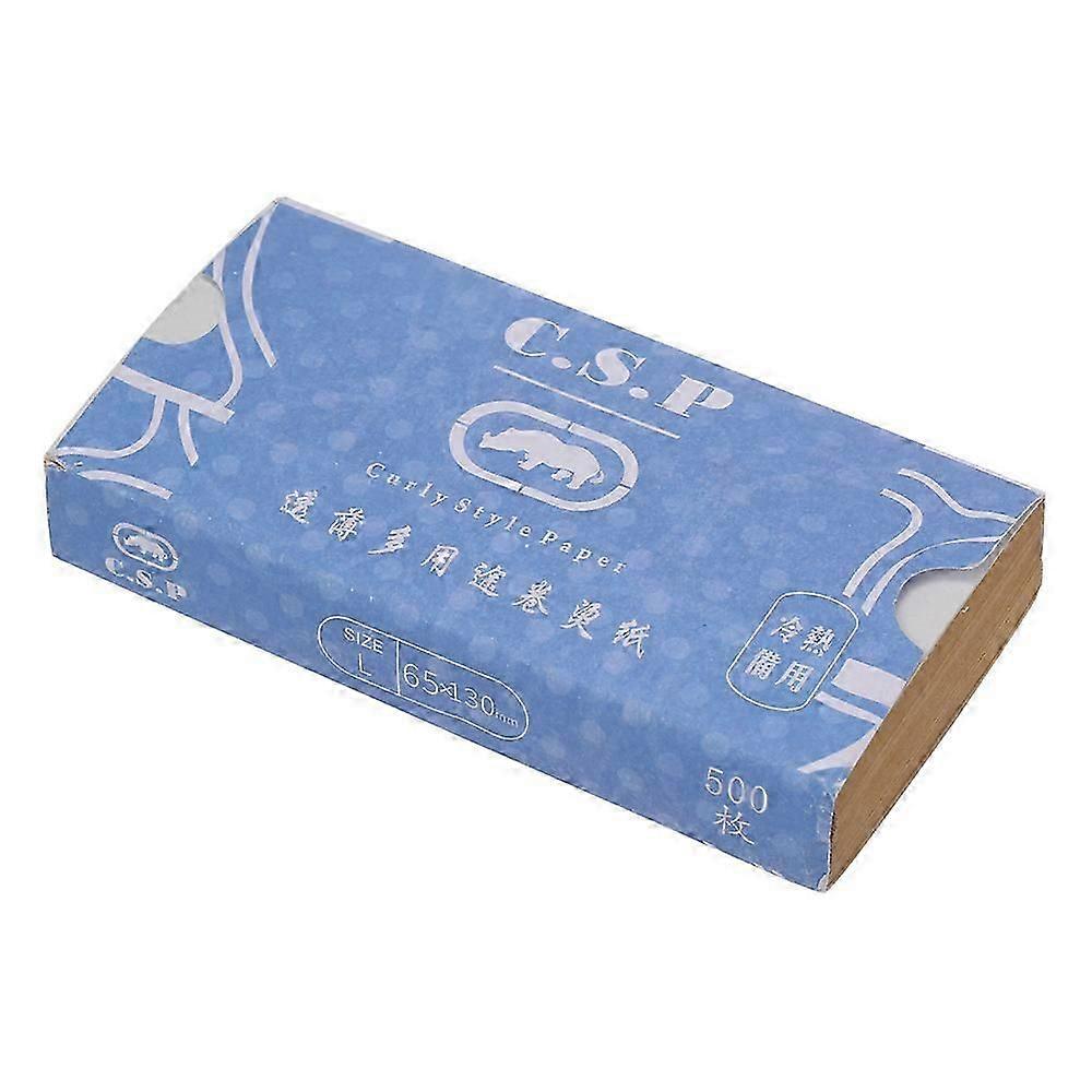 500pcs / pack סלון נייר פרמינג שיער עבור מוטות פרם שיער סלון עמיד בטמפרטורה גבוהה Blanching פרם רקמת שיער חשמלי נייר - טוב