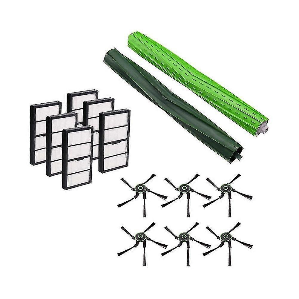 1 Set 6 Side Brushes 6 Filters Compatible With Irobot Roomba S Series