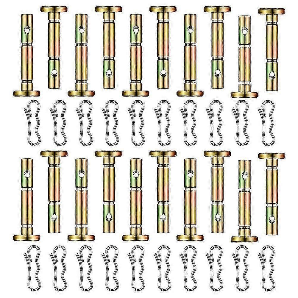 40 Pieces Shear Pins And Cotter Pins 738-04124 And 714-04040 Replacement Shear Pin And Bow Tie Lock