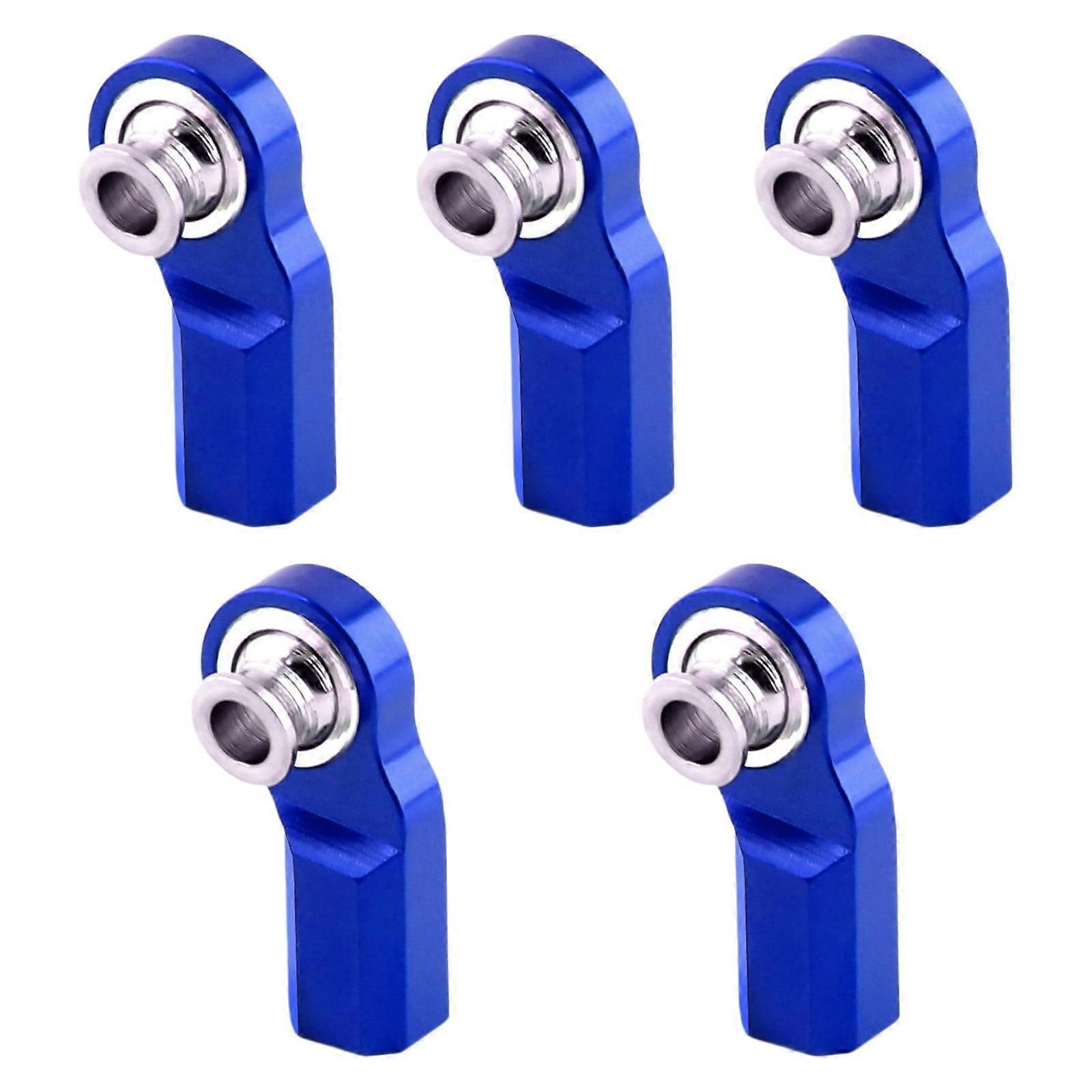 5x M3 Bend Rod End for 1/10 Model Car DIY Accs Upgrade Parts Model Car Parts Blue