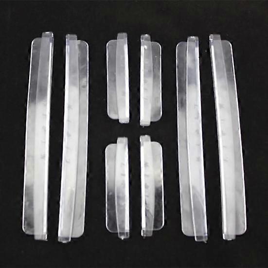 8Pcs Auto Car Corner Bumper Door Edge Trim Guards Anti Scratch Strip Protector
