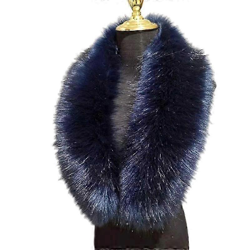 Women Winter Faux Fur Ornate Scarf Wrap Collar Shrug for Cocktail Reception Party Christmas Gift