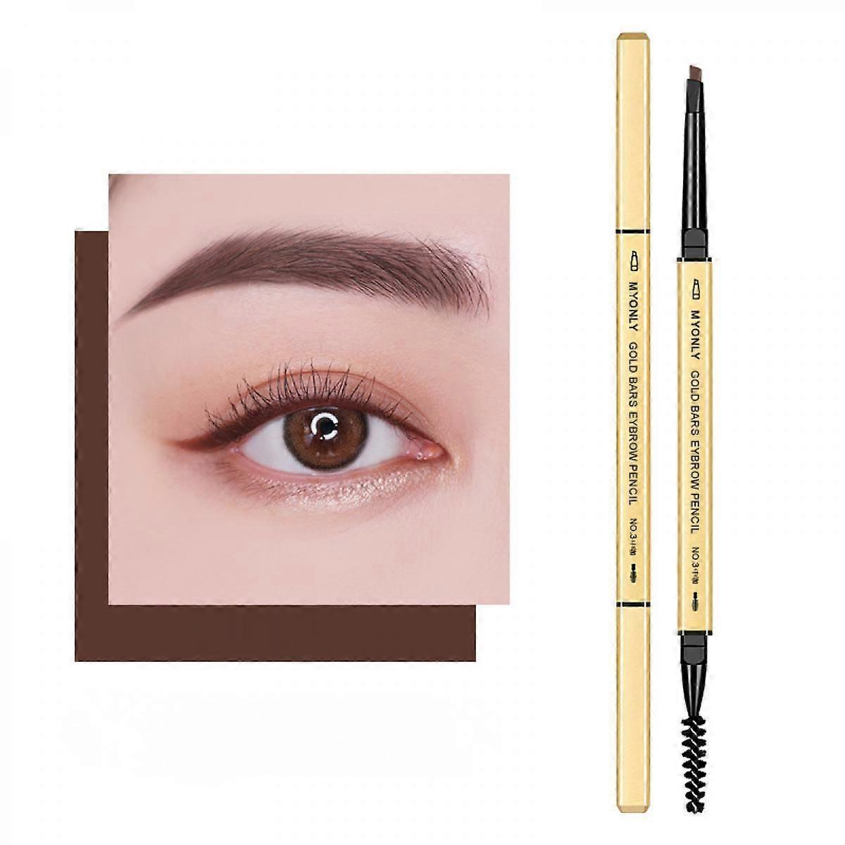 Eyebrow Pencil Makeup Brow Definer Waterproof Eyebrow Pencil, Ultra-Fine Mechanical Pencil, Draws Tiny Brow Hairs and Fills