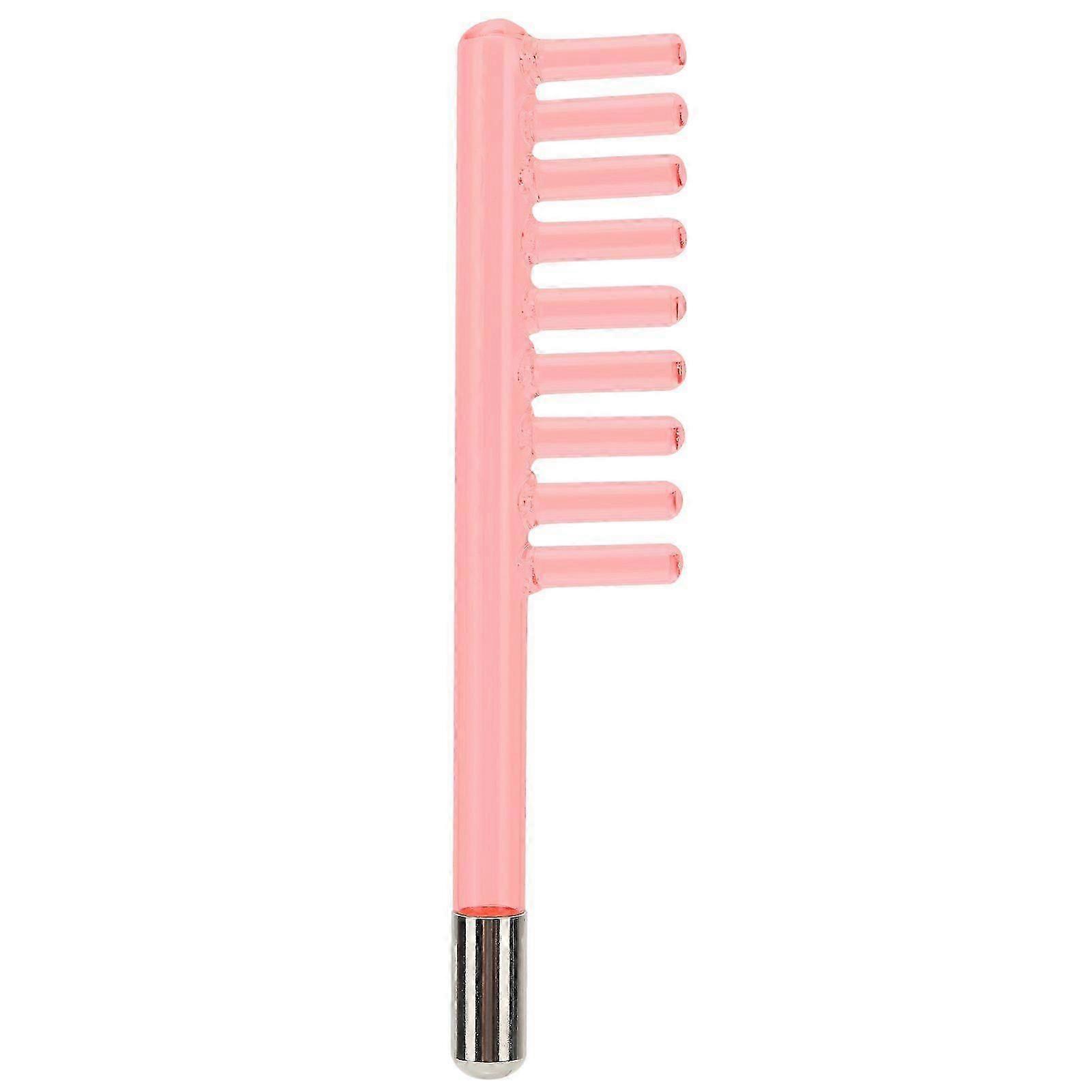 High Frequency Electrotherapy Dandruff Removal Glass Comb Probe