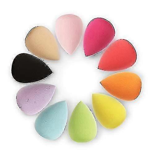 10 Pcs Makeup Sponge Set Makeup Puff Beauty Foundation Blend Sponge Multicolor Beauty Makeup Egg Basic Mixing Sponge