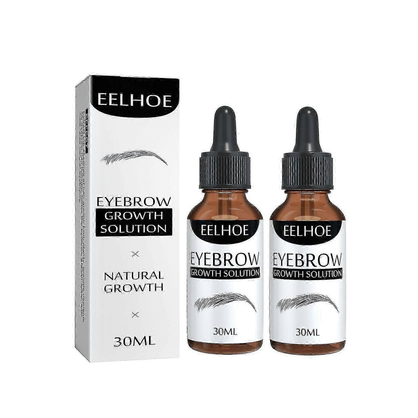 - 2パック眉毛成長美容液クイック増粘エンハンサー栄養溶液眉毛成長液クイック眉毛液