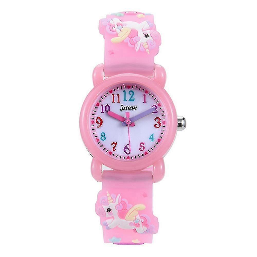 Copii Fete 3d Desen animat Unicorn Ceas reglabil curea cuarț analog ceas de mână Brithday Party Cadouri