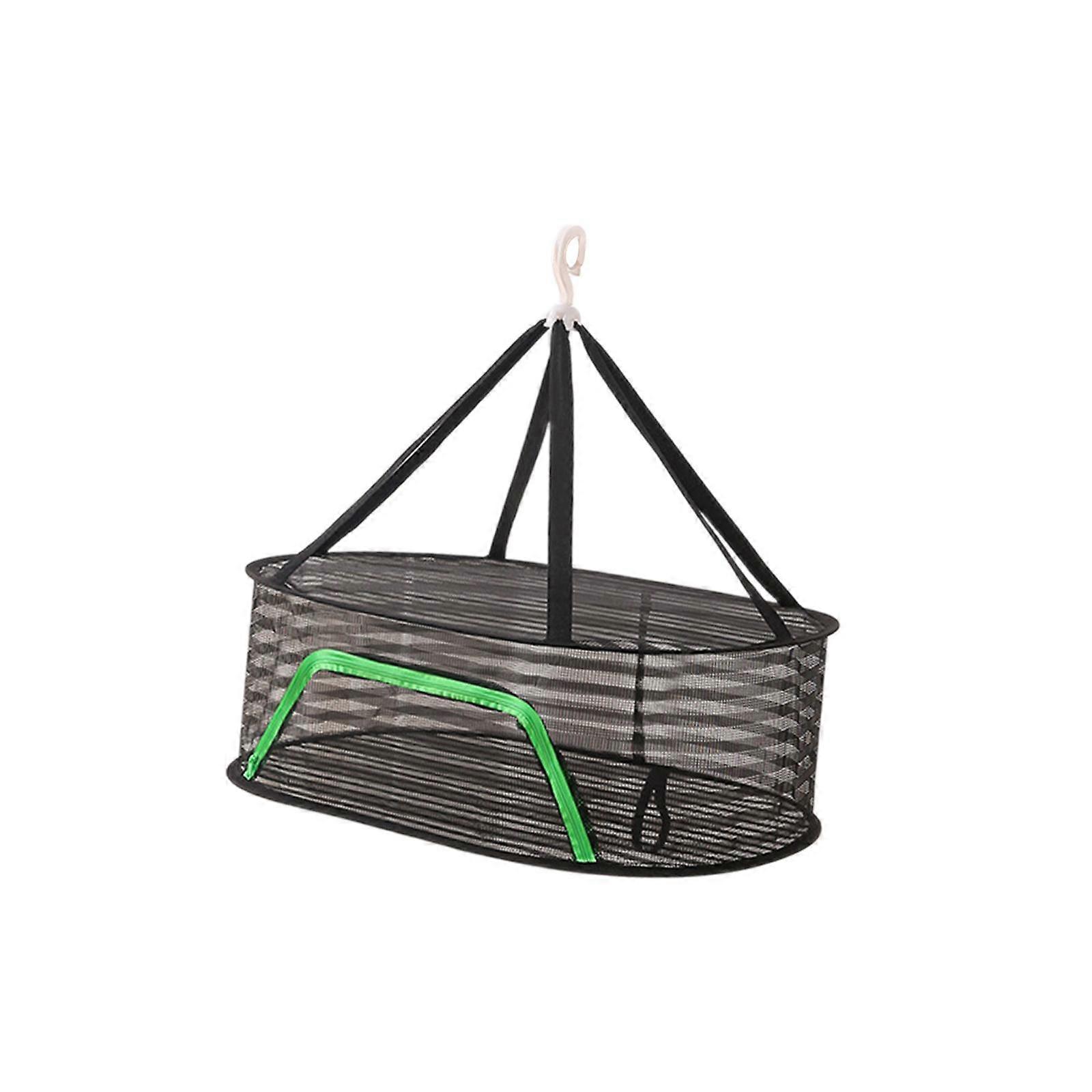 Home Drying Net Fish Drying Racks Space Saving with 360 Degree Rotating Hook