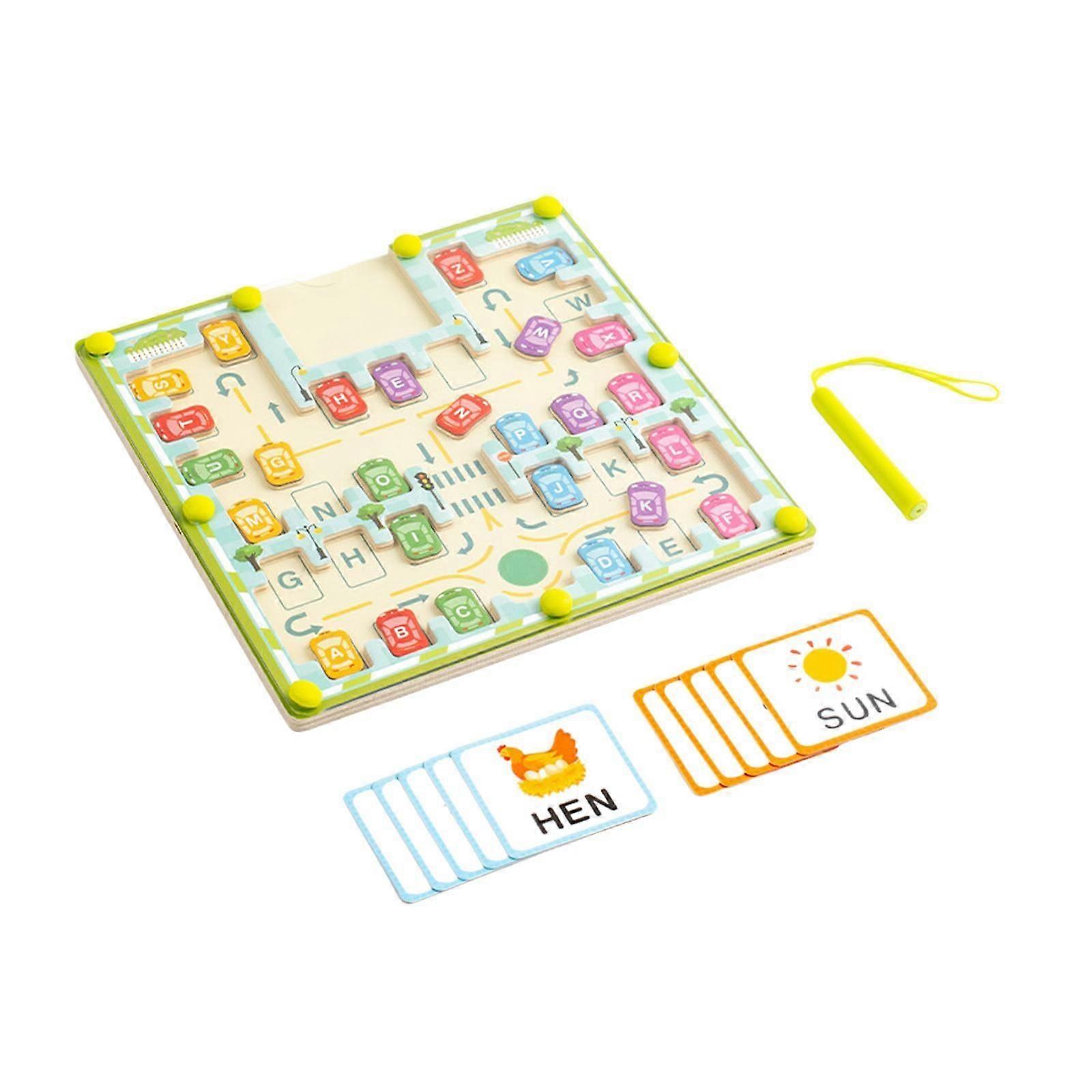 Alphabet Maze Letters Puzzle Puzzle Boards for Children 3+ Year Old