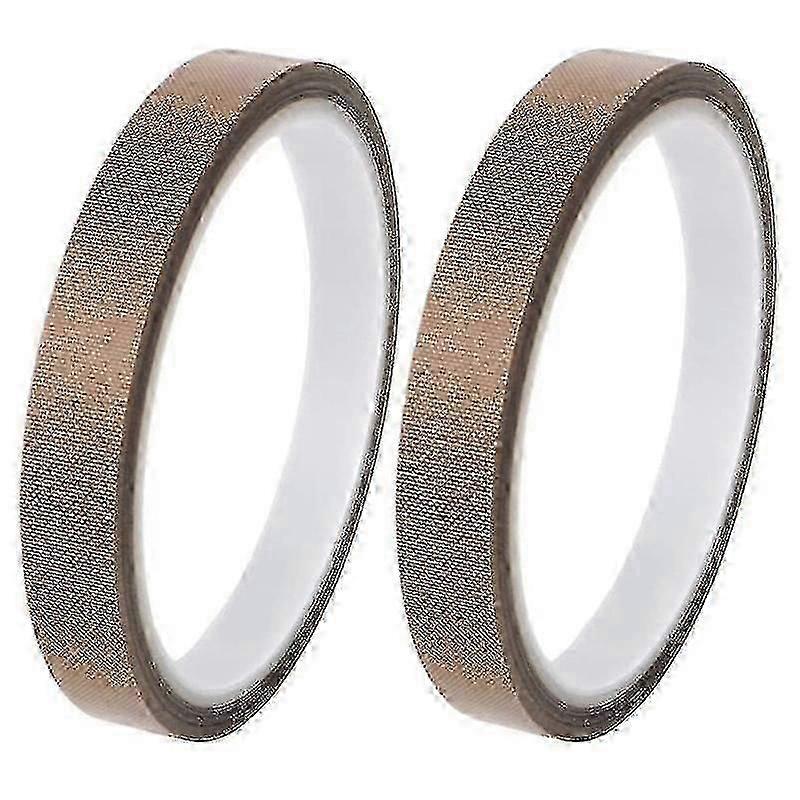 2 rouleaux de ruban PTFE / ruban PTFE pour machine à sceller sous vide, scellants à main et à impulsion (1/2 pouce x 33 pieds)