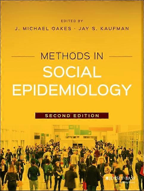 Methods In Social Epidemiology Paperback Book