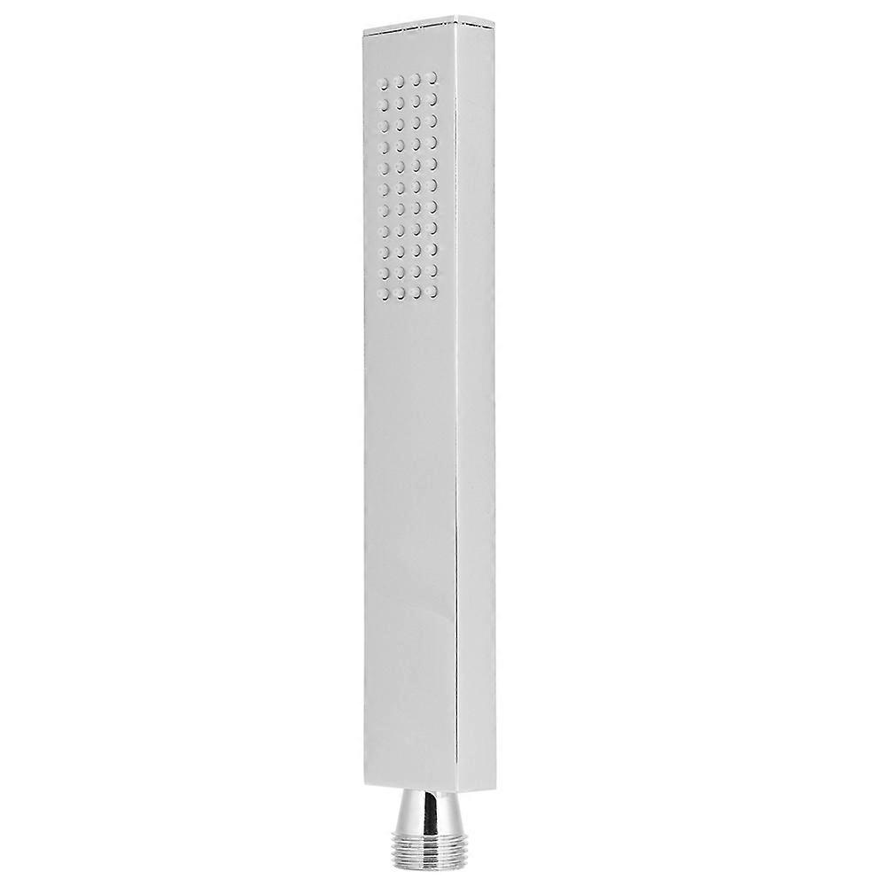 Chrome-plated Shower Head - Rectangle Pressurized Hand Held Shower (G1/2')