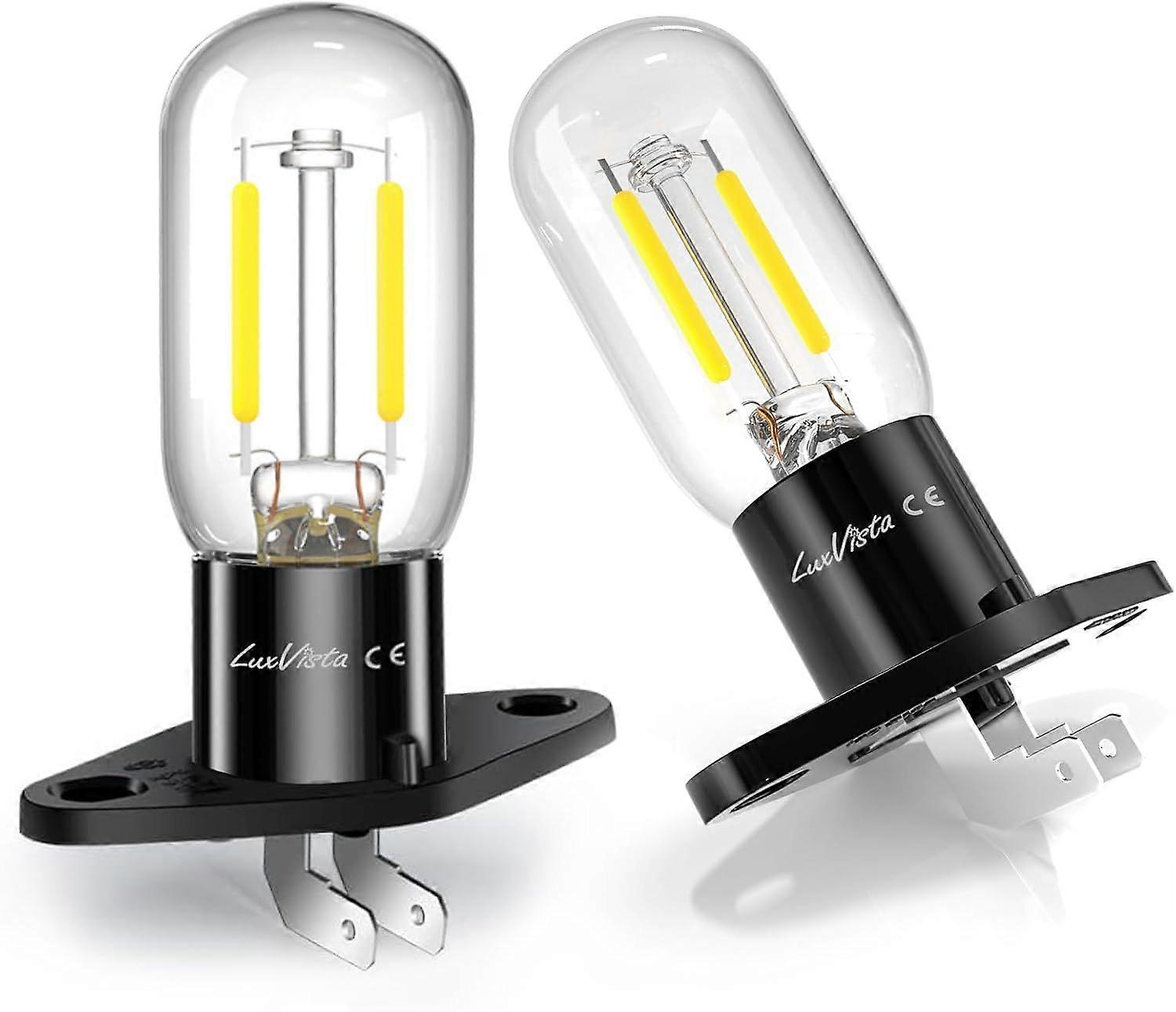 3W Z187 Mikrowellenlampe 2A 240V LED, 5000K Tageslicht weiße LED Mikrowellenlampe, 25-30W äquivalente Mikrowellenglühbirne - 2er Pack