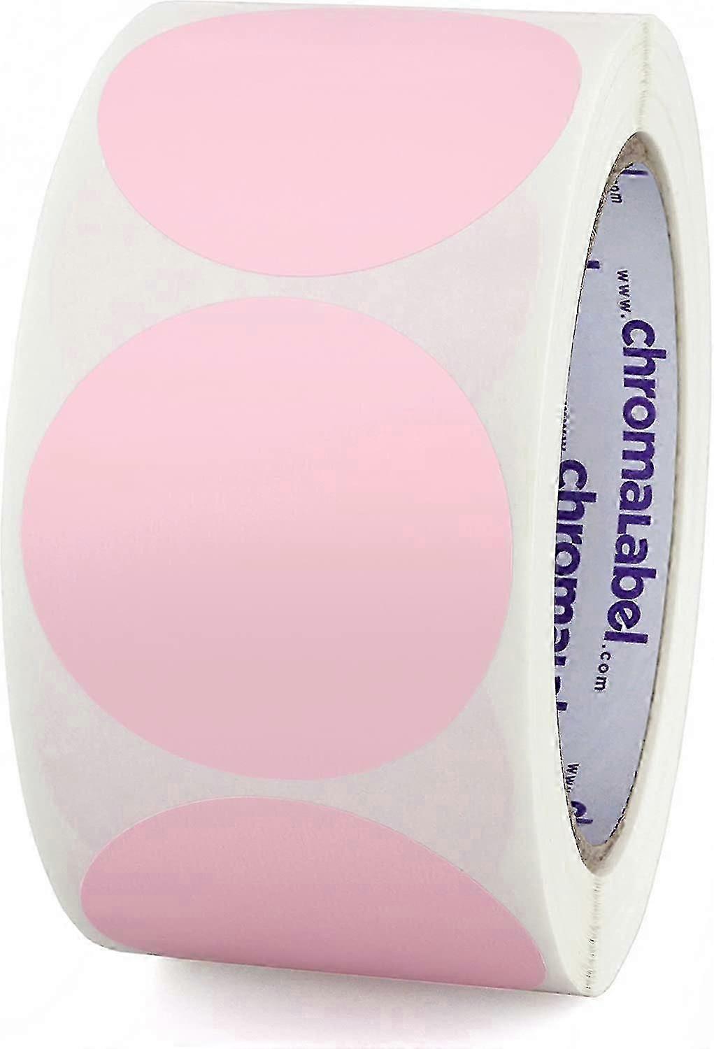 Bran Label 1 Inch Round Permanent Color-code Dot Stickers, 500 Per Roll