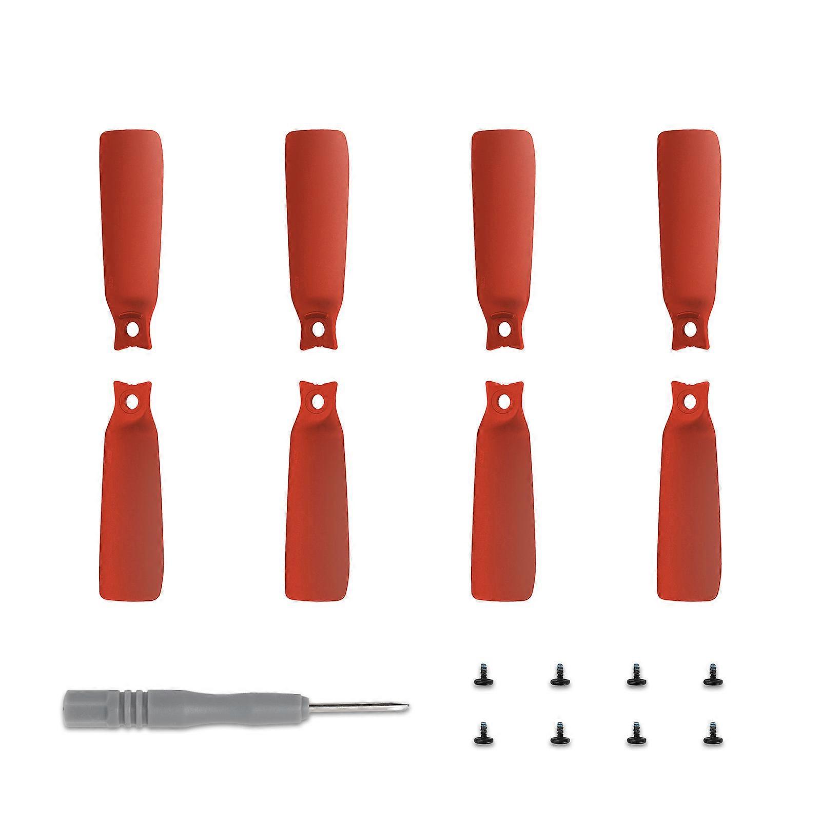 Easy to Install Propellers for Flip Drones Strong Lightweight Materials Propellers Replacements Drones Accessories Red
