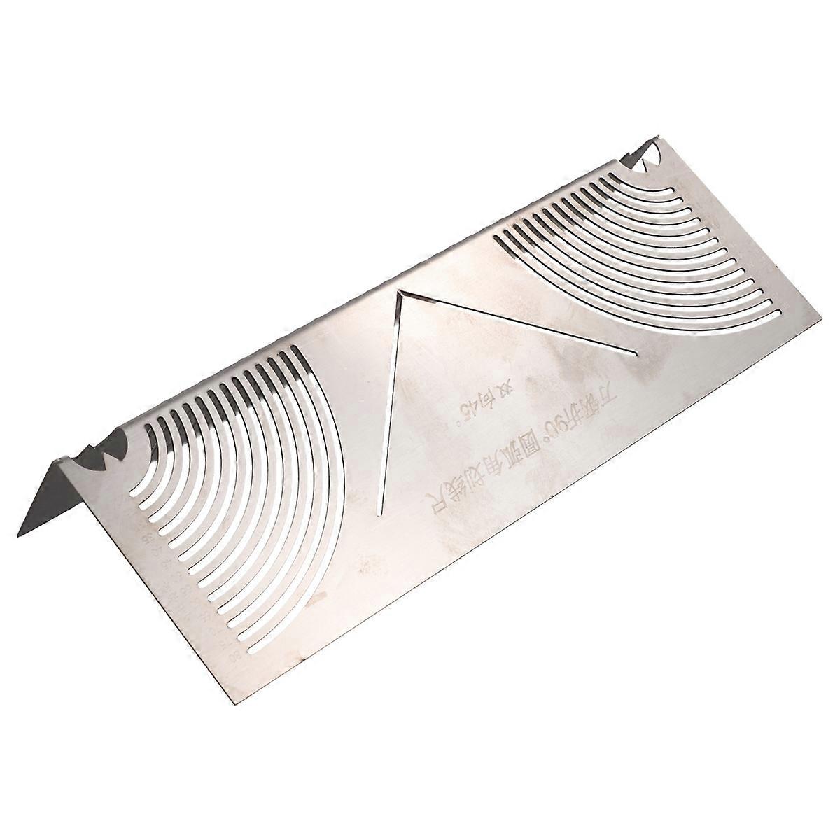 Angle & Arc Marking Tool Square Steel Folding Square Pipe Right Angle Arc Portable Tool Pipe Markin