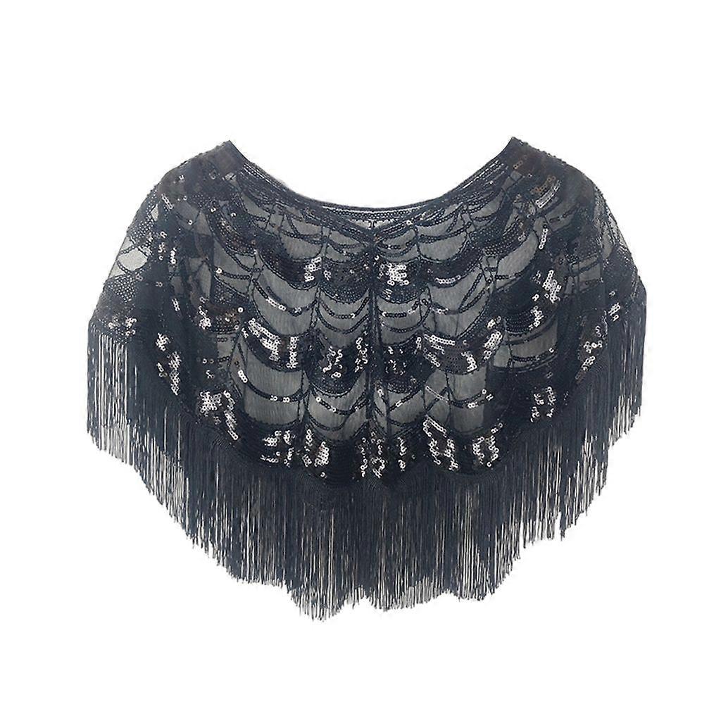 Fringe Shawl Stylish Wedding Shawl Fascinating Shoulder Shawl Sequins Shawl