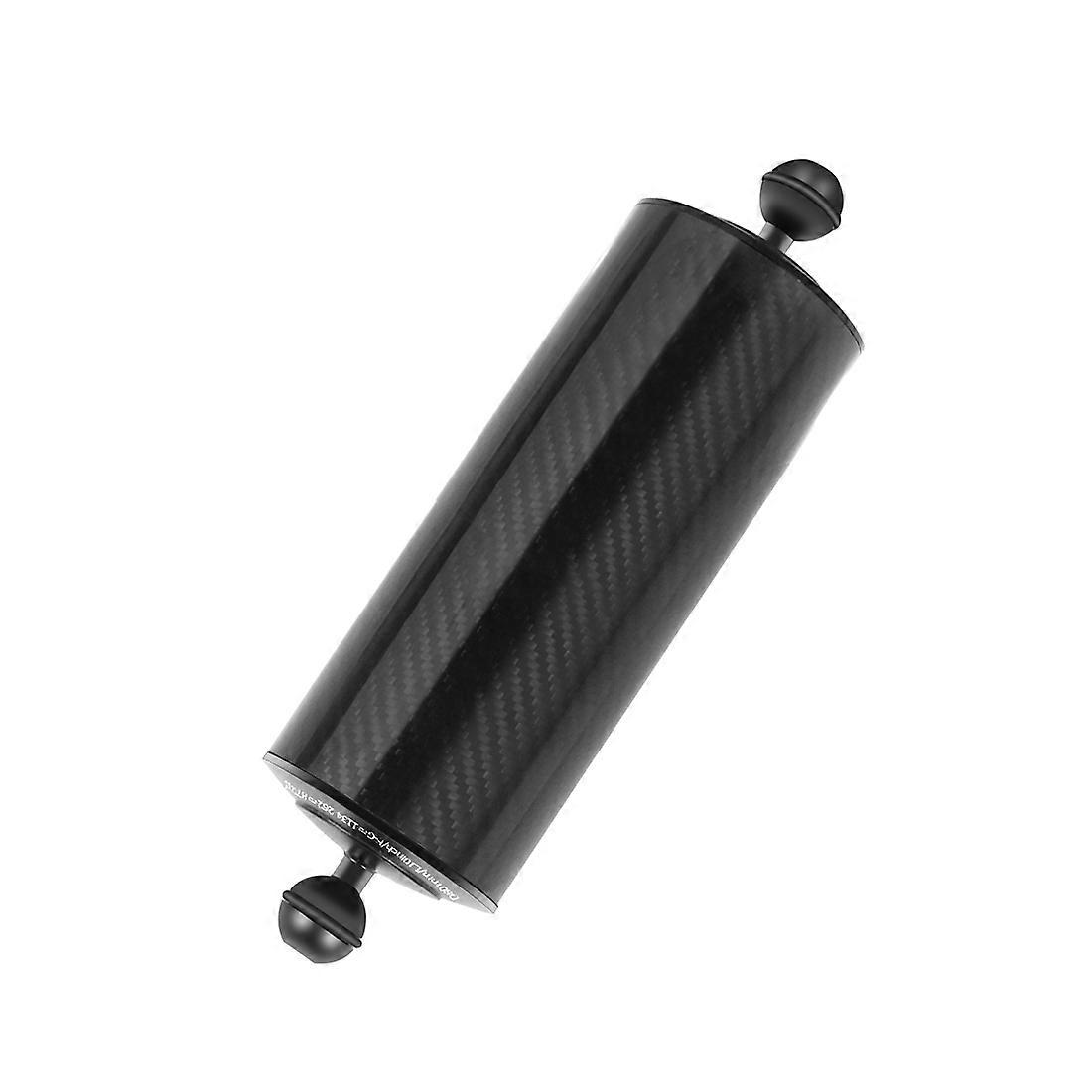 PULUZ 10.82 ίντσα 27.5cm μήκος 80mm διάμετρος διπλός νόσεως ινών άνθρακα που επιπλέει βραχίονας, διάμετρος σφαιρών: 25mm, πλευστότητα: 800g