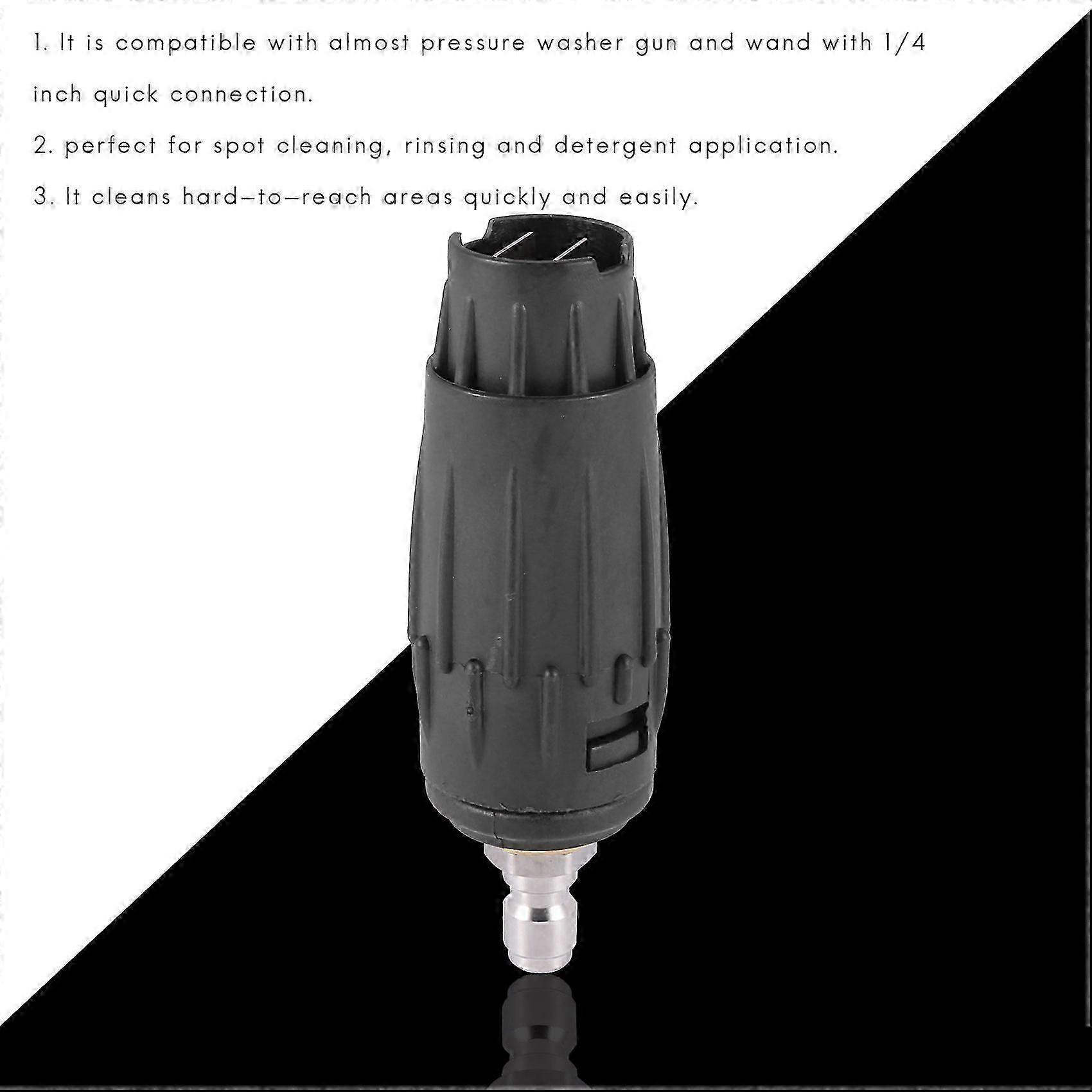 Adjustable Pressure Washer Nozzle Tips, Variable Spray Pattern, 1/4 Inch Quick Connect Plug, 3000 P