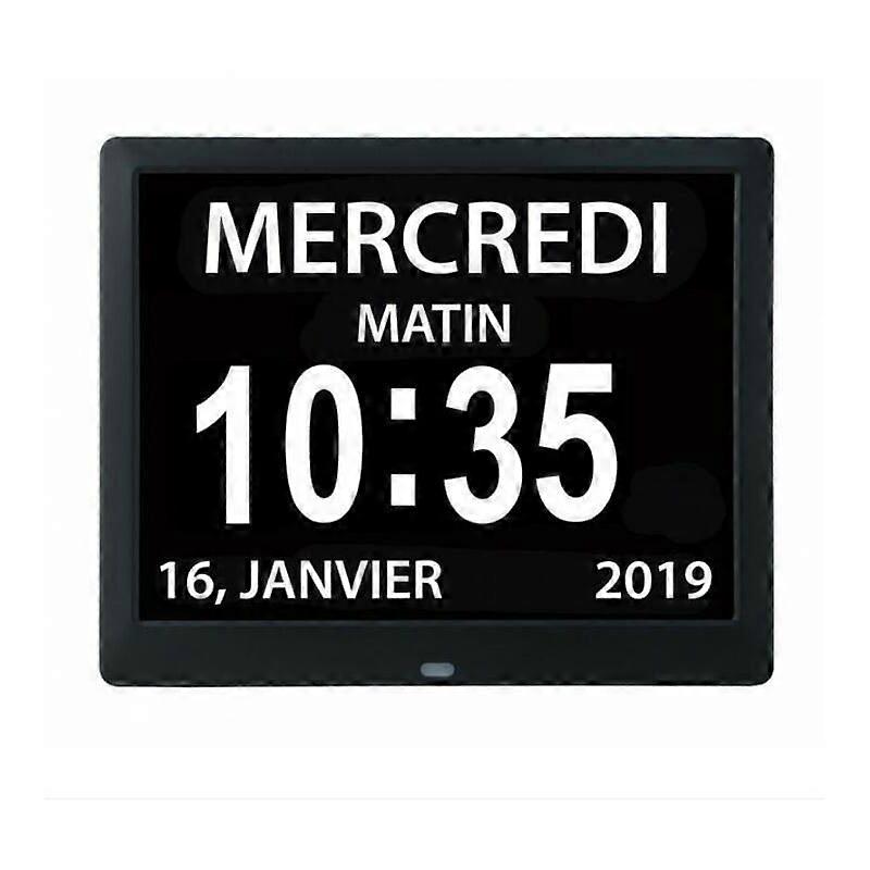 Orologio con calendario digitale e visualizzazione di data e ora