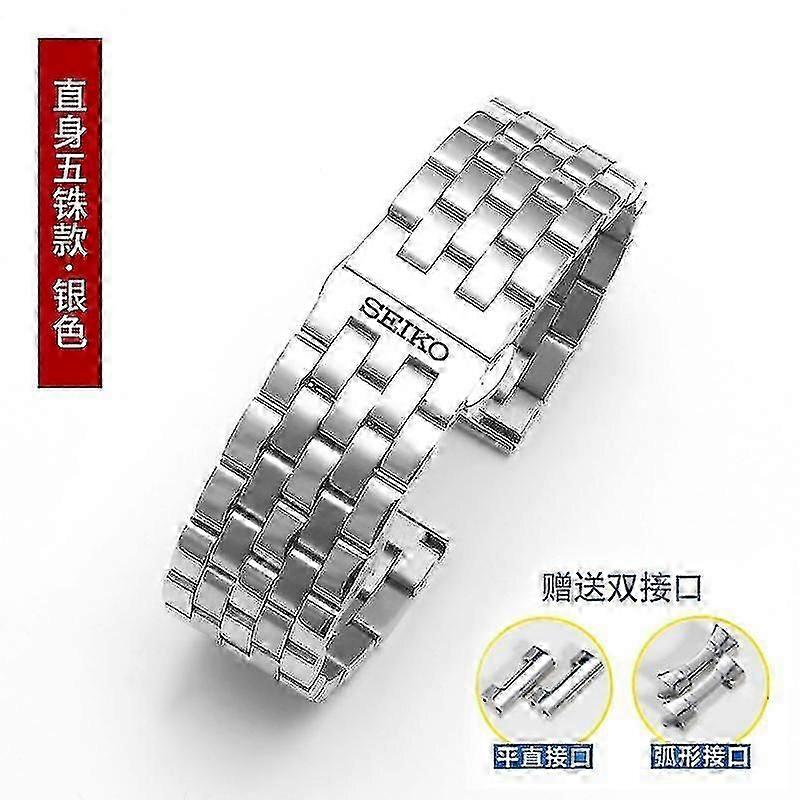 Για Seiko ιμάντα ζωνών ανοξείδωτου 20mm 22mm πόρπη πεταλούδας καταδύσεων ανδρών αθλητική αντικατάσταση βραχιόλι αξεσουάρ ρολογιών-1 μεταξύ των χρυσών