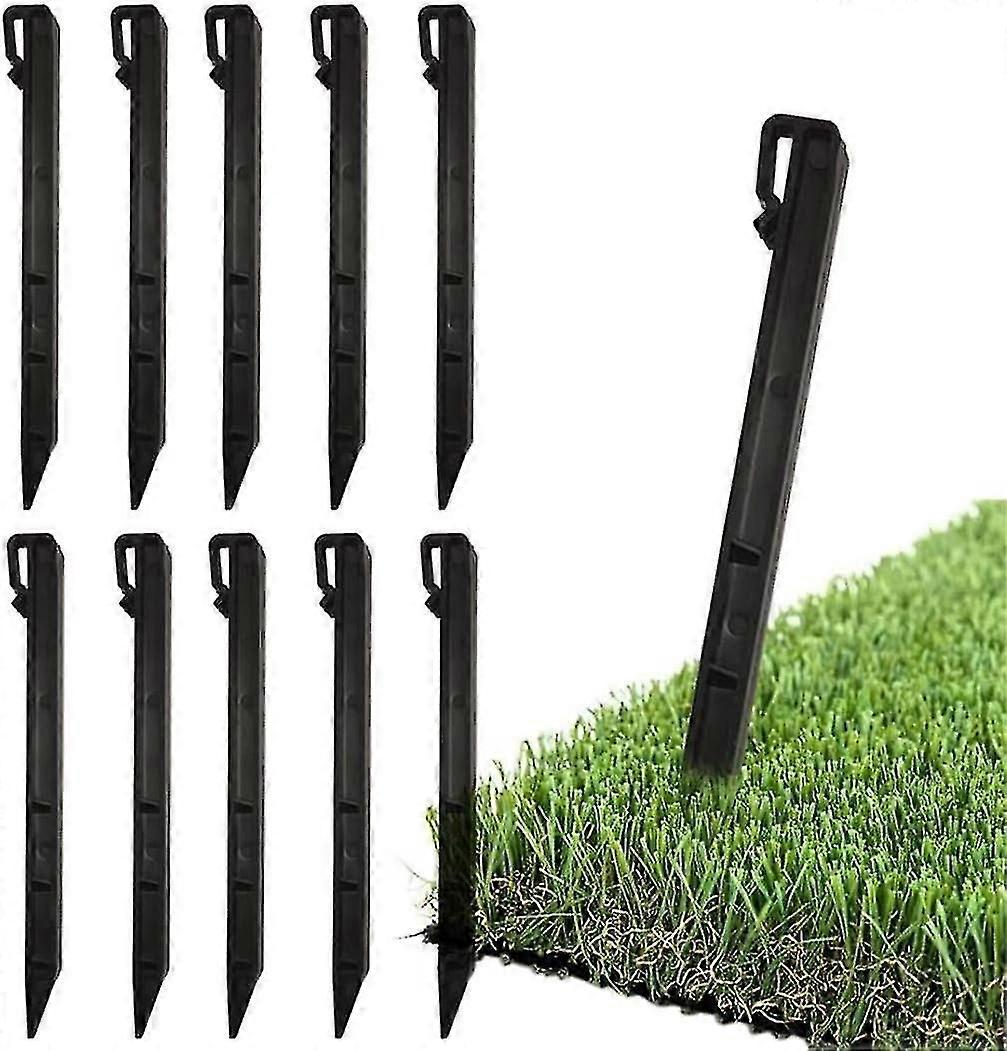 Edging Stakes Heavy Duty Plastic Anchoring Spikes Garden Netting Ground Stakes 30Pcs Decorative