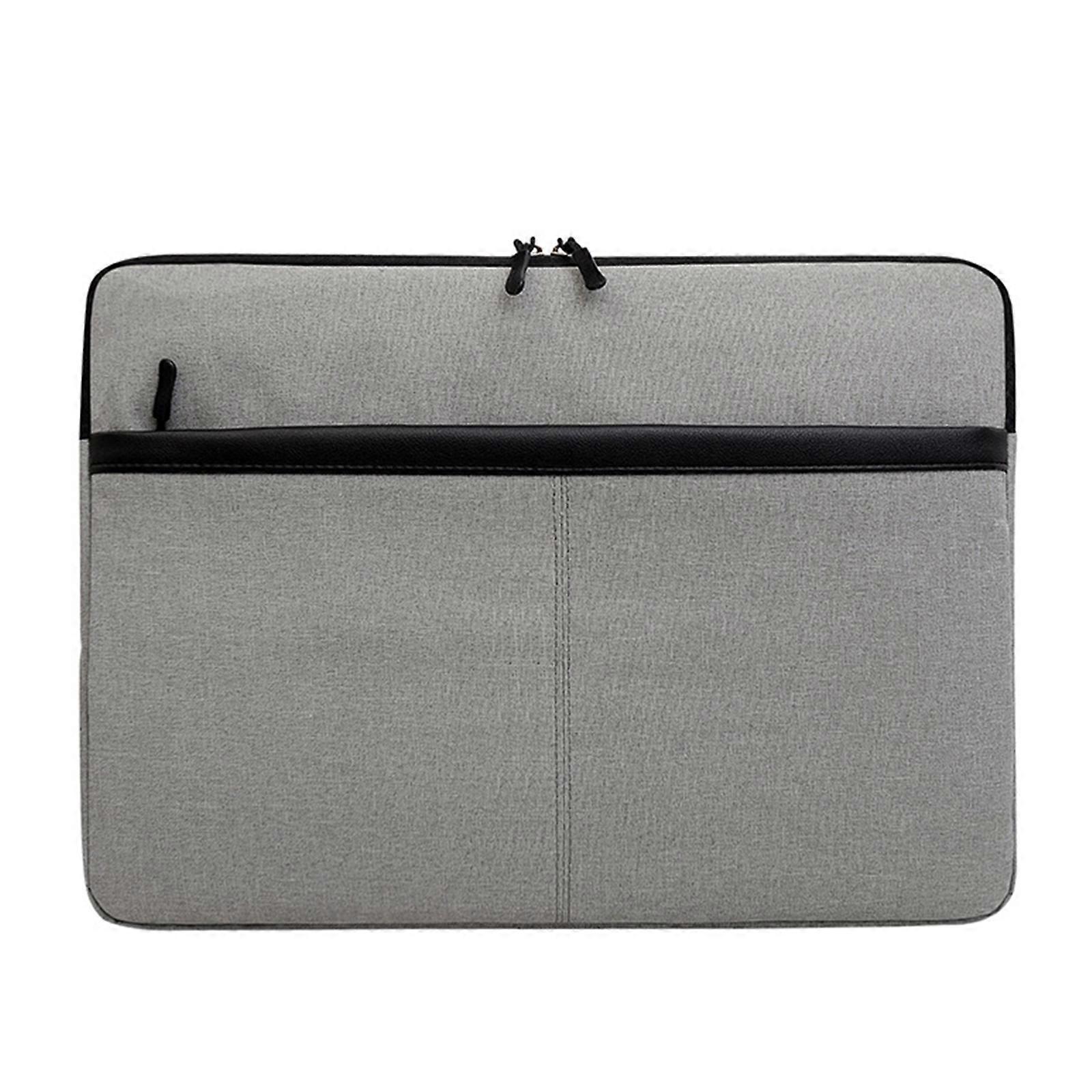 Bolsa simples para laptop Bolsas de transporte 11 13 15in Mensageiro leve para uso casual ou escolar para mulheres cinza 11 polegadas