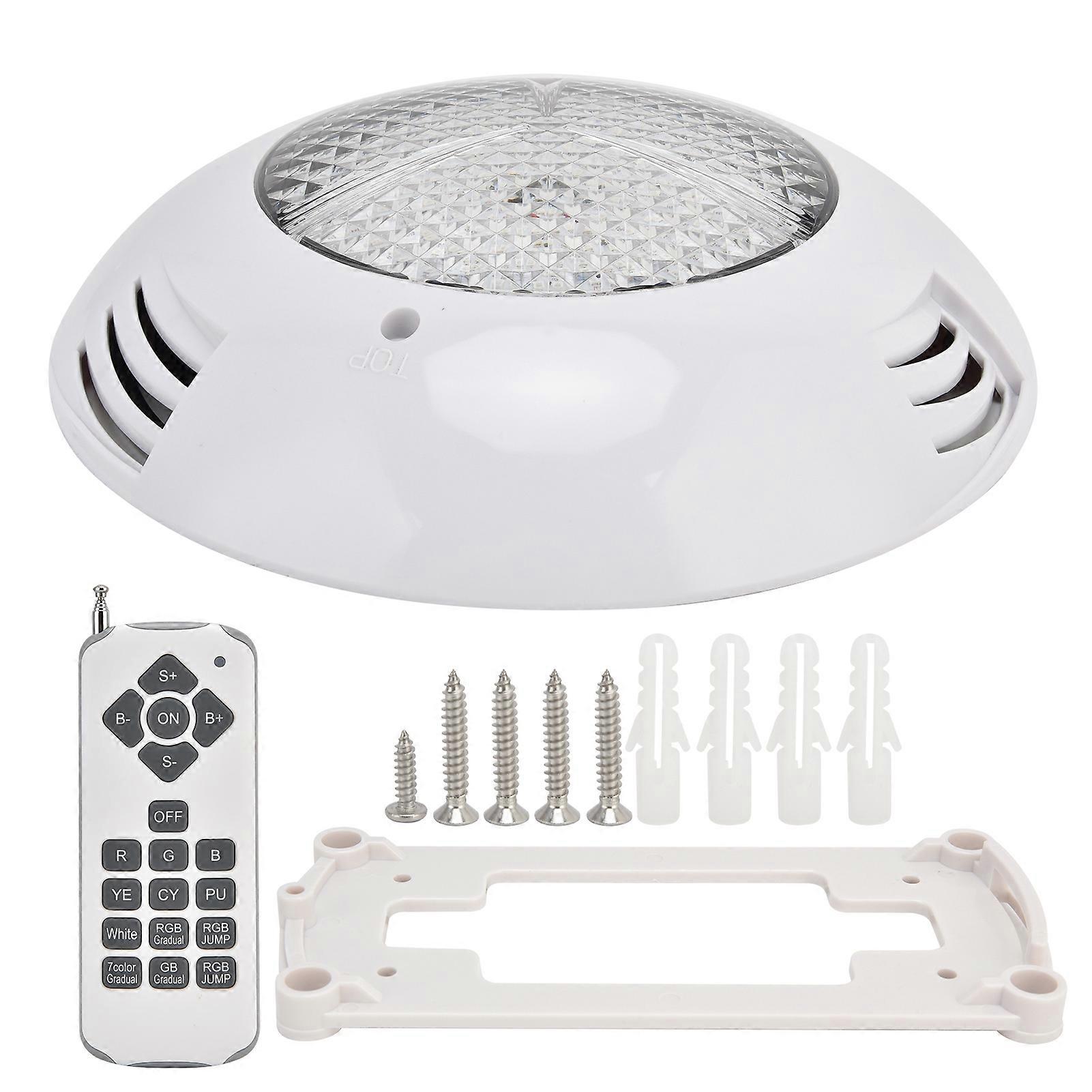 LED Simming Pool Light Waterproof Underwater Wall Mounted RGB Remote Control Submersible Light AC12V