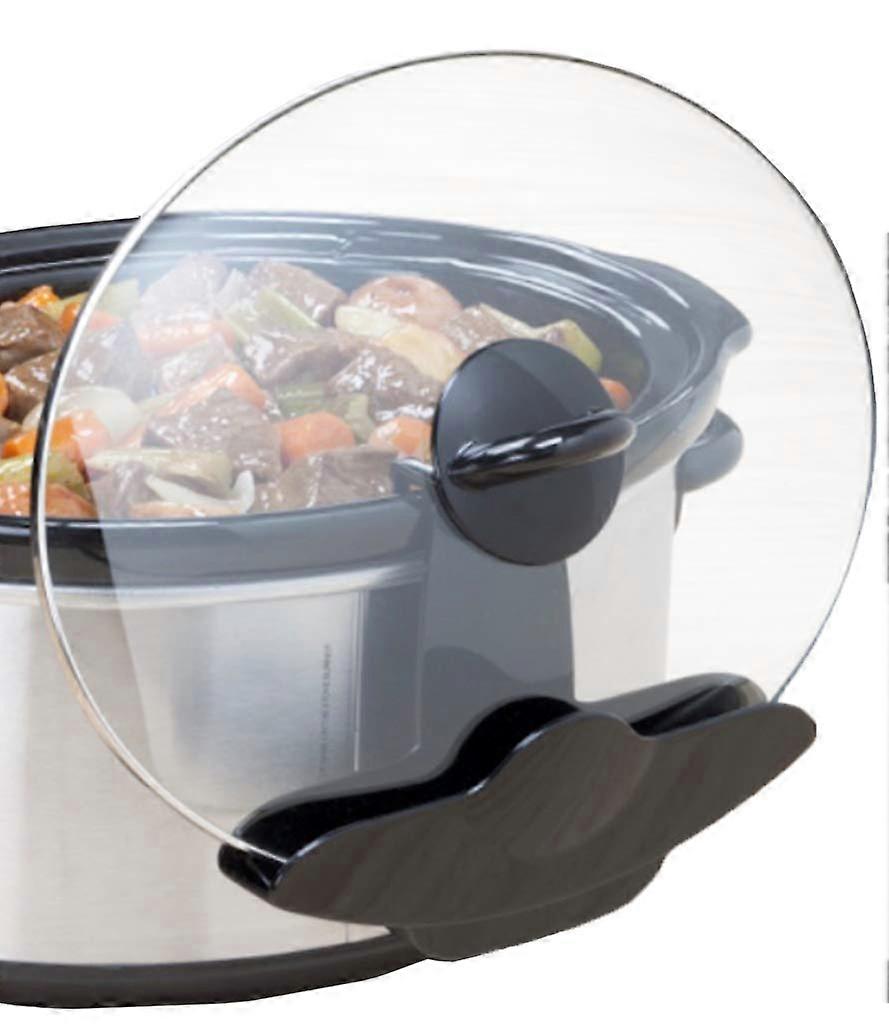 Slow Cooker Lid Holder Compatible with Most Crock Pots | Kitchen Organizer for Cooking Utensils | Keeps Countertops Clean